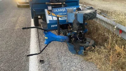 Hizan’da patpat devrildi: 6 metreden şarampole uçan sürücü yaralandı