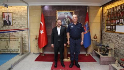 Rasim Arı'dan Albay Çelik'e ziyaret