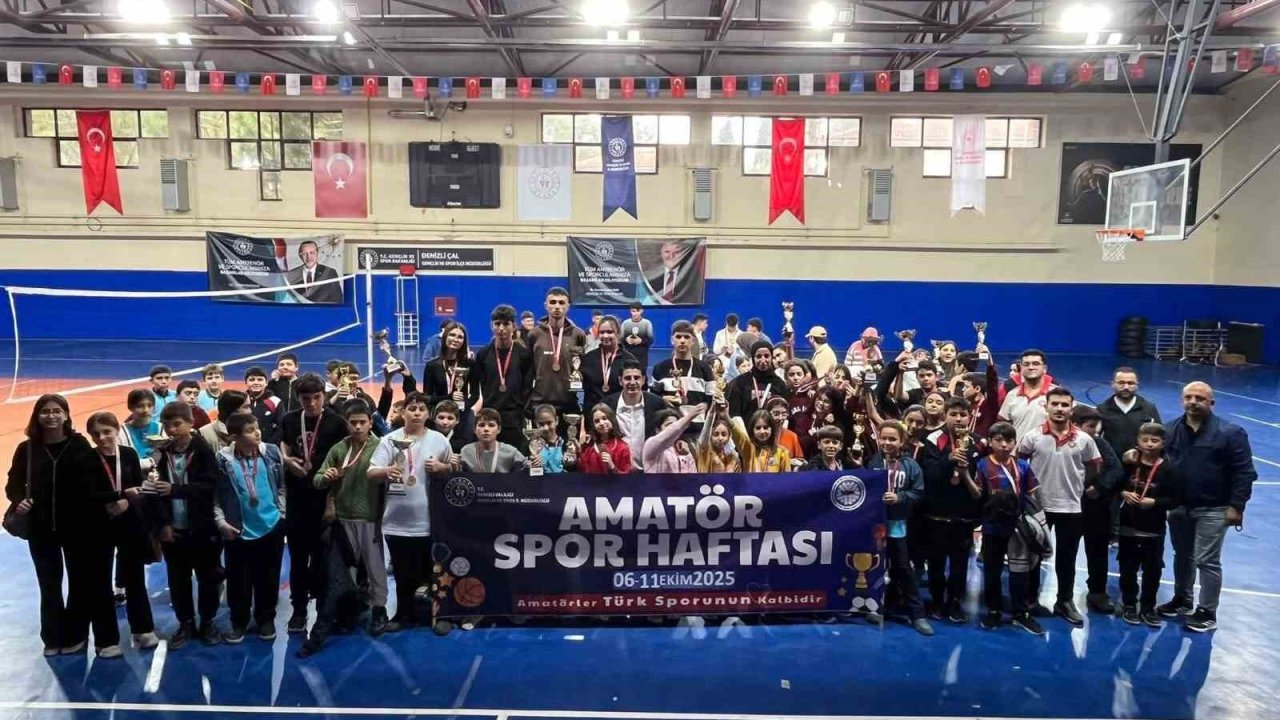 104 sporcu Amatör Spor Haftası’nda kıyasıya yarıştı