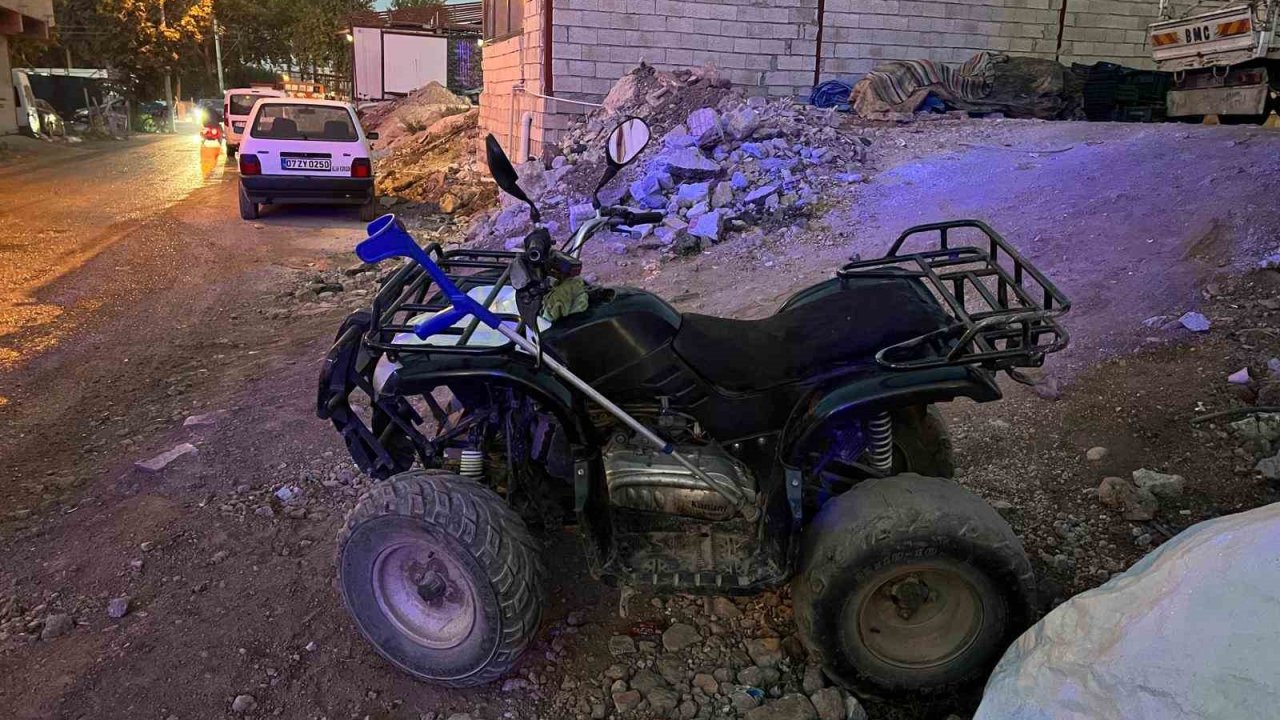 Adıyaman’da devrilen ATV’nin sürücüsü yaralandı