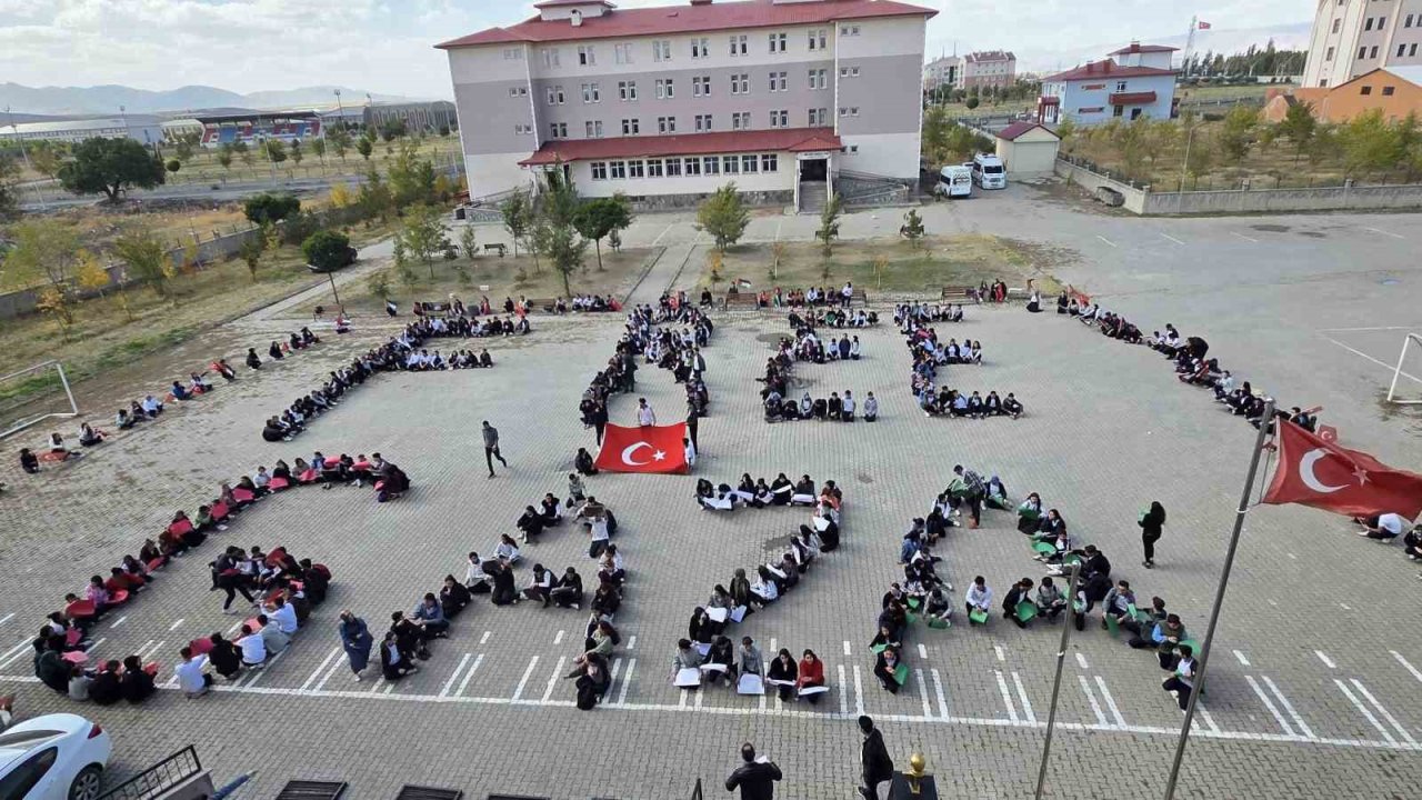 Ağrı’da tüm okullarda &quot;Filistin ve Gazze&quot; temalı etkinlikler düzenlendi