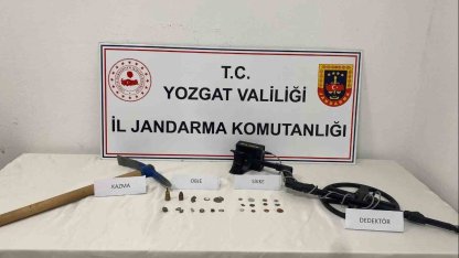 Akdağmadeni’nde 23 adet tarihi obje ele geçirildi
