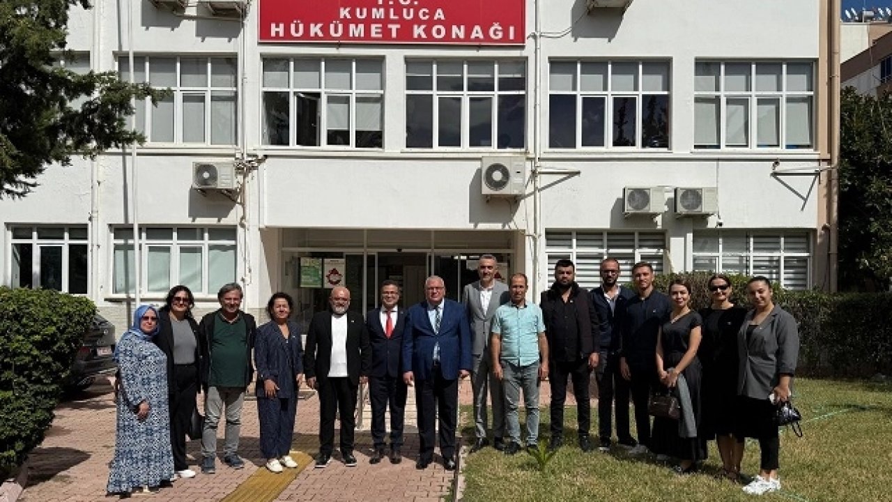 Antalya Kumluca'da CHP'lilerden Kaymakam Güneş’e ziyaret