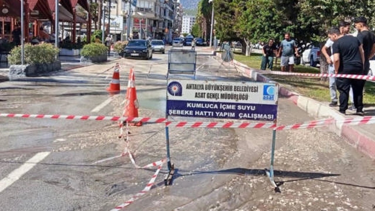 ASAT Kumluca Meydan Mahallesi’nde içme suyu hattını yenileyecek