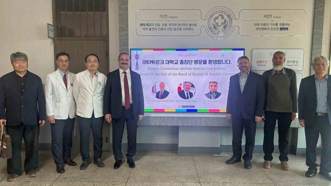 Atatürk Üniversitesinden Güney Kore’de stratejik iş birliği ziyaretleri