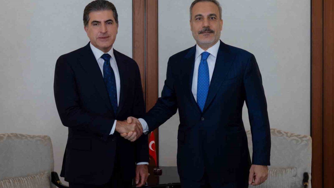 Bakan Fidan, IKBY Başkanı Barzani ile görüştü