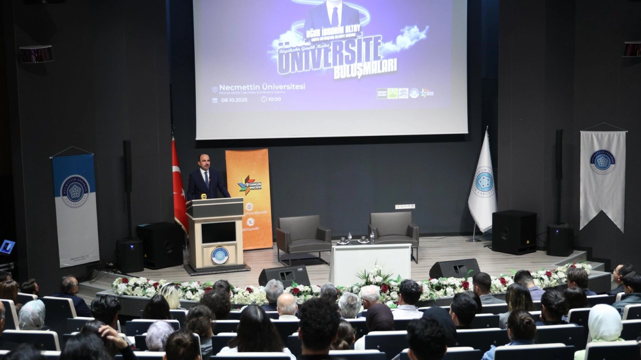 Başkan Altay NEÜ Mühendislik Fakültesi’nde gençlerle buluştu