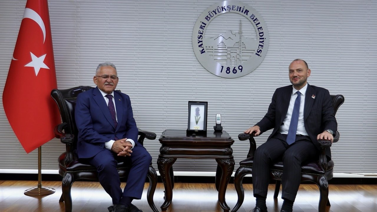 Başkan Büyükkılıç, MÜSİAD Genel Başkanı Özdemir’i ağırladı