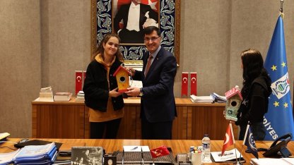 Başkan Kahveci, özel eğitim öğrencilerini ağırladı