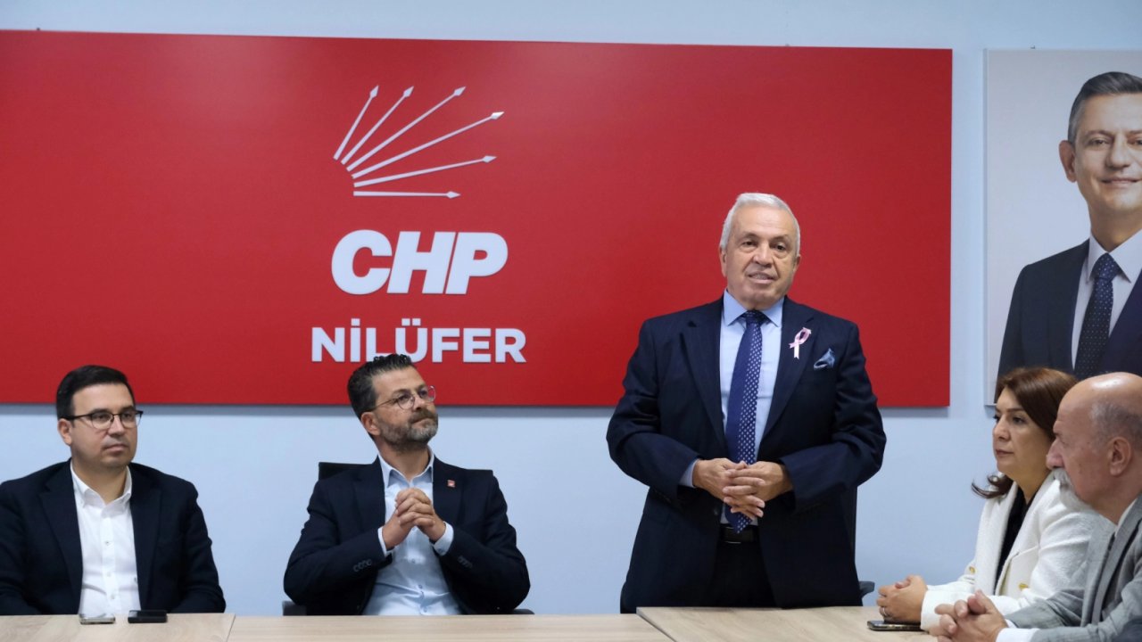 Başkan Özdemir'den CHP Nilüfer'e 'hayırlı olsun' ziyareti