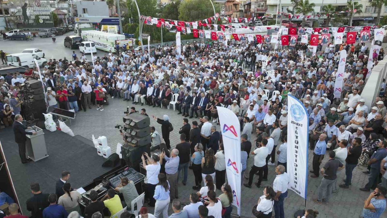 Başkan Seçer, Tarsus ve Çamlıyaylalı üreticilerle buluştu