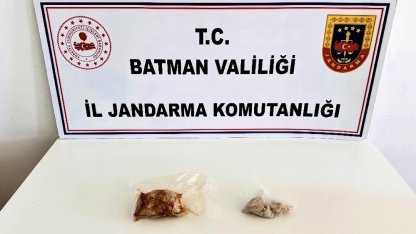 Batman’da jandarmadan 34 milyon liralık uyuşturucu darbesi