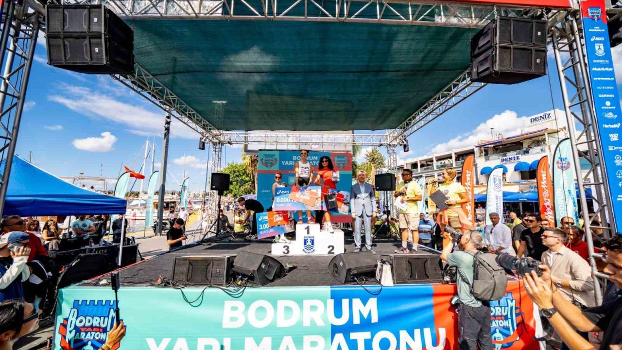 Bodrum’da yarı maraton heyecanı yaşandı