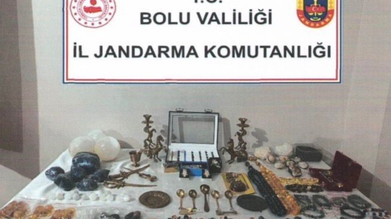 Bolu’da kaçak altın tozu ve tarihi eser yakalandı: 1 gözaltı