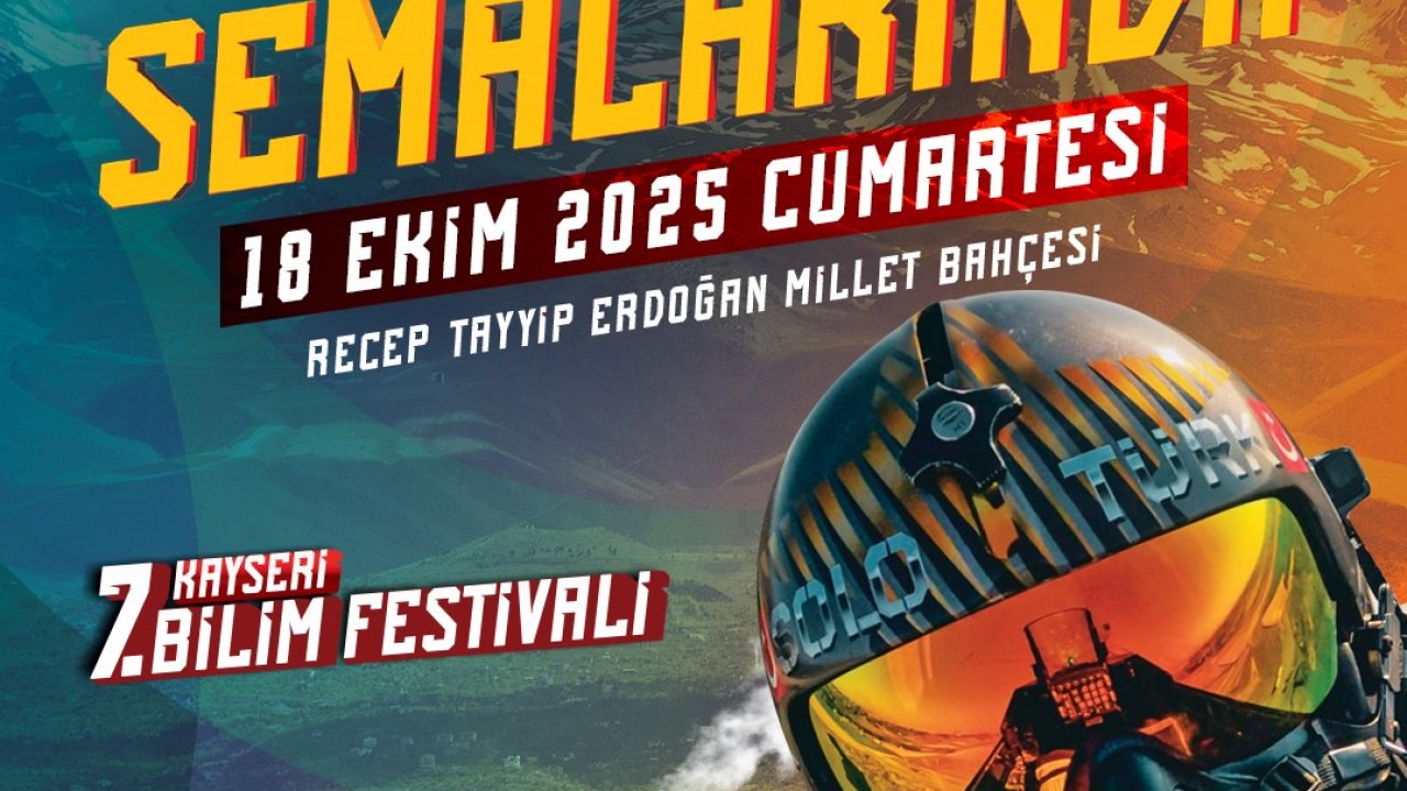 Büyükşehirin bilim festivali gökyüzünde Solotürk ile taçlanacak