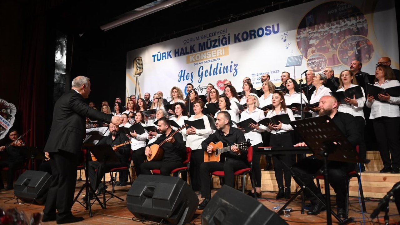 Çorum Belediyesi THM Korosu yeni sezona &quot;Merhaba&quot; dedi