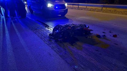 Çorum’da tıran çarpan motosikletin sürücüsü hayatını kaybetti