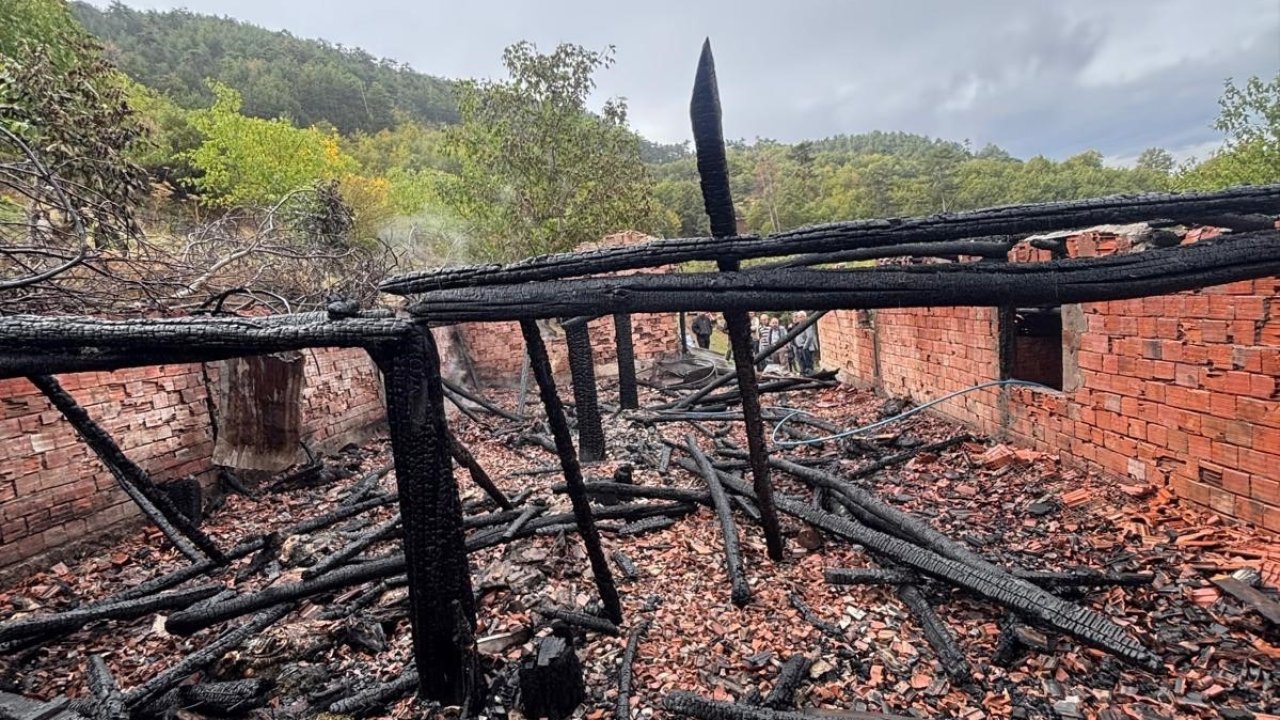 Çorum’da yanan ahırdaki 30 küçükbaş hayvan telef oldu