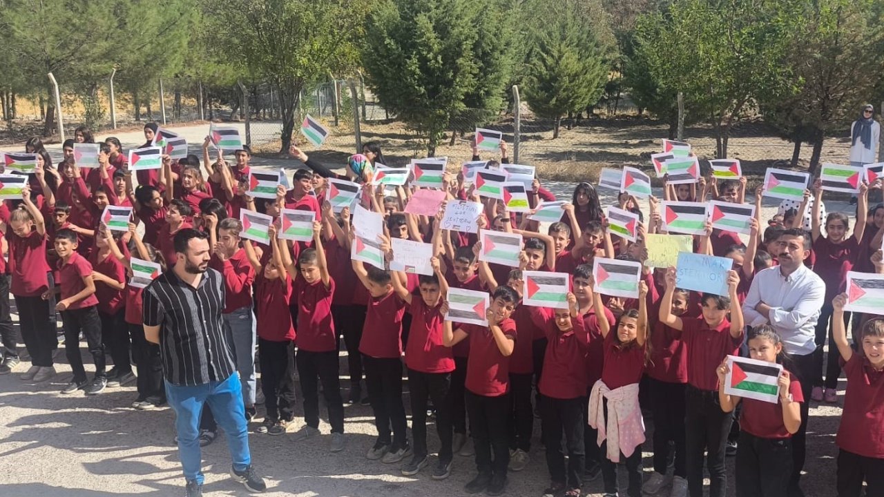 Dicle’de öğrencilerden Gazze’ye destek çalışması