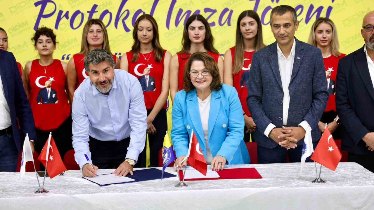 Didim’de kadın voleybol takımı yoluna daha güçlü devam edecek