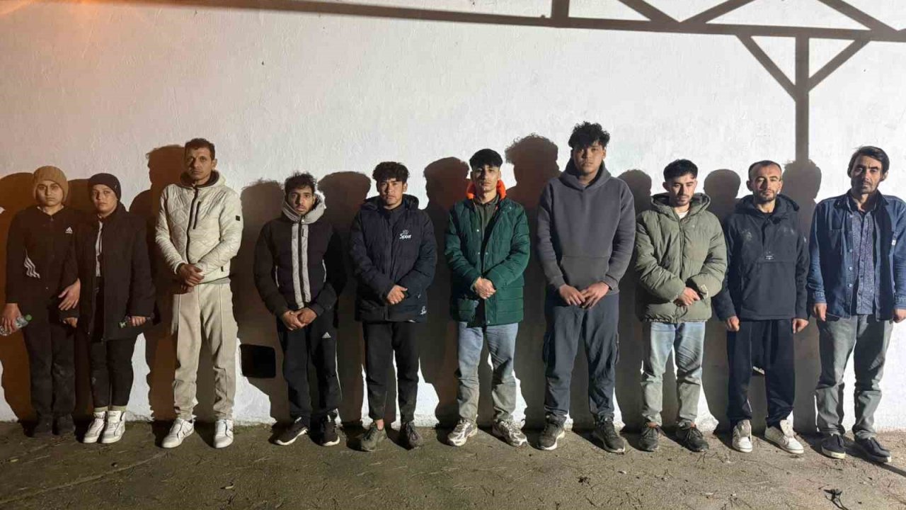 Edirne’de 17 düzensiz göçmen yakalandı