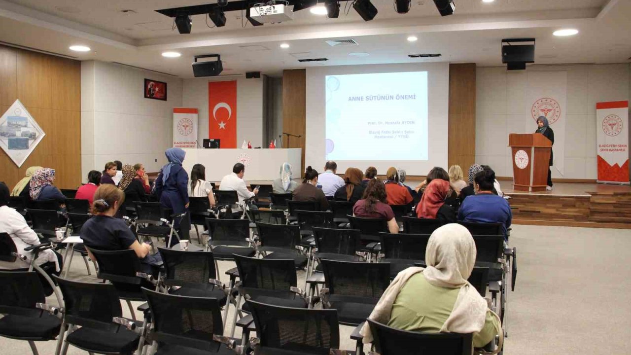 Elazığ’da anne sütünün önemi ele alındı