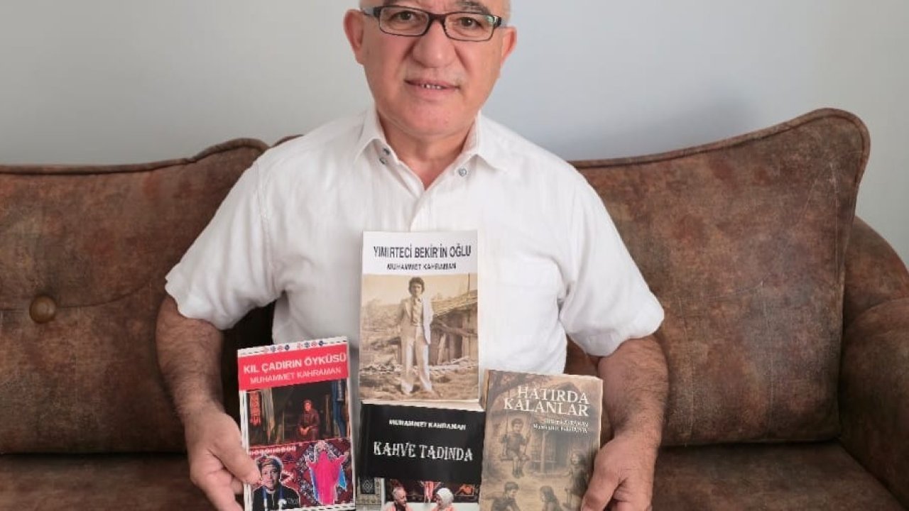 Emekli öğretmen yazdığı kitaplarıyla kent kültürüne hizmet ediyor