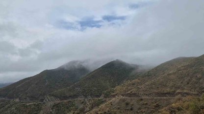 Ganos Dağı sisle kaplandı: Uçmakdere ve Yeniköy bulutların arasında kaldı