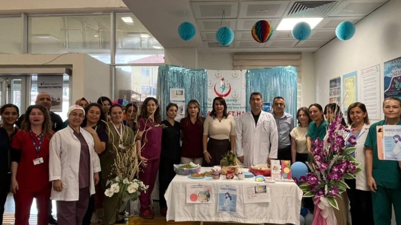 Gazipaşa Devlet Hastanesi’nden normal doğuma teşvik etkinliği