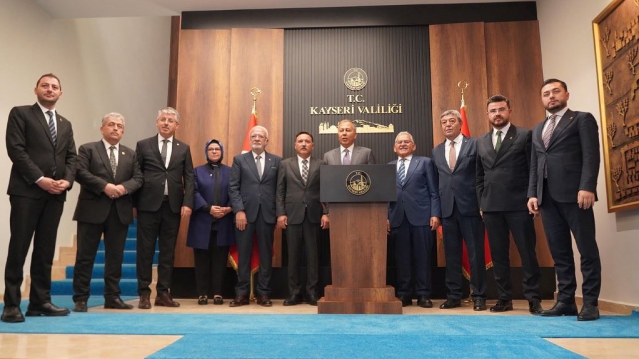 İçişleri Bakanı Yerlikaya Kayseri’de