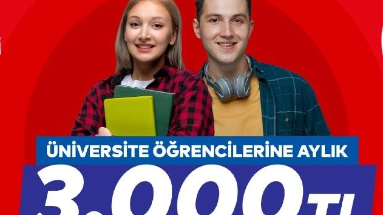 İstanbul Maltepe'den üniversitelilere aylık 3 bin TL destek