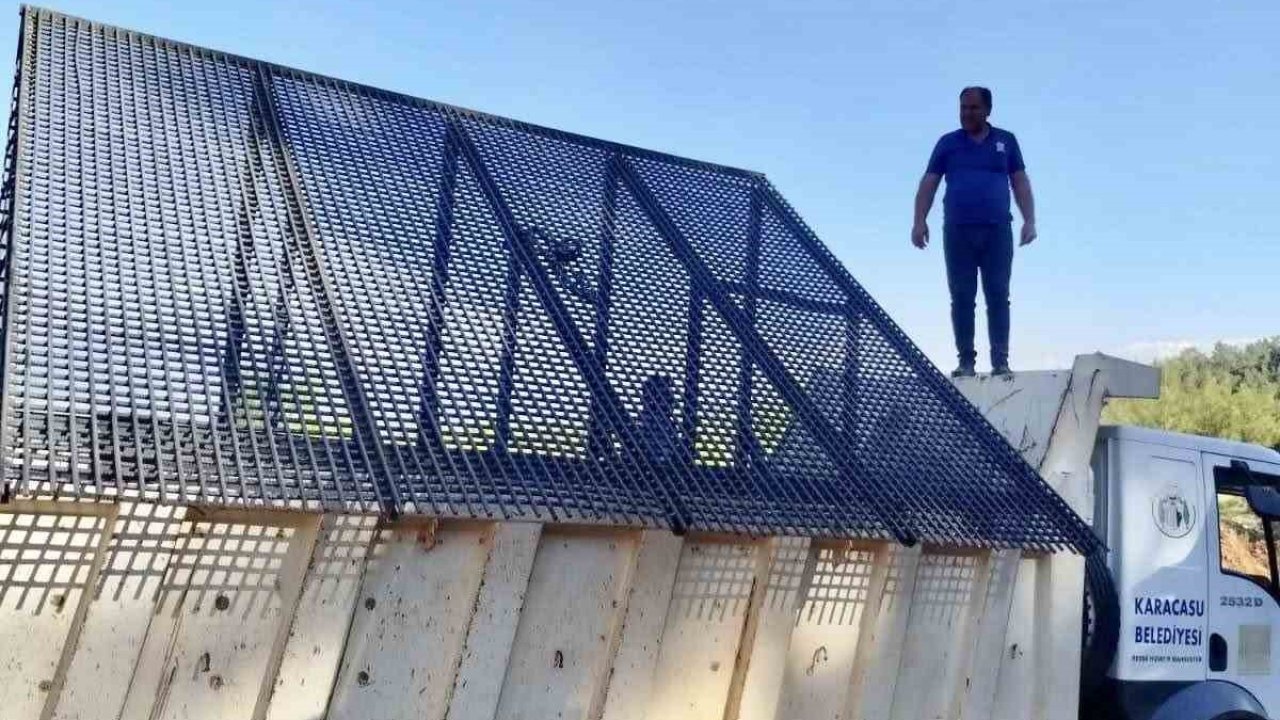 Karacasu Belediyesi toprak eleme sistemi yenilendi, esnafa kolaylık sağlandı