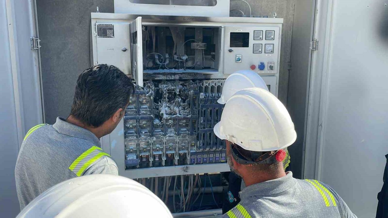 Karaman’da trafo yangını