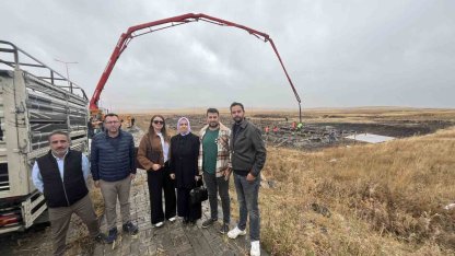 Kars TDİ Besi ve Süt OSB’de TKDK Destekli 100 başlık besi işletmesinin temelleri atıldı