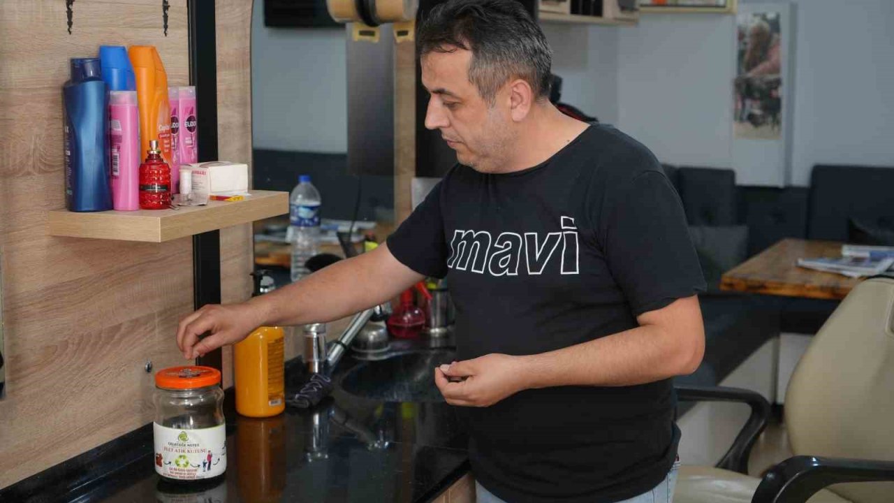 Kastamonu’da 400 kilodan fazla jilet geri dönüşüme kazandırıldı