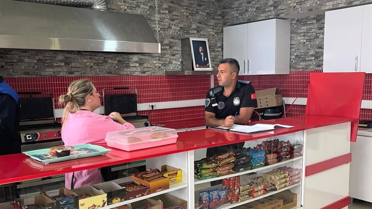 Keçiören’de zabıta ekiplerinden okul kantinlerine denetim