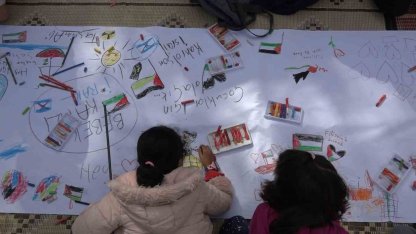 Kırklareli’nde "Filistinli çocuklar için çiz" etkinliği