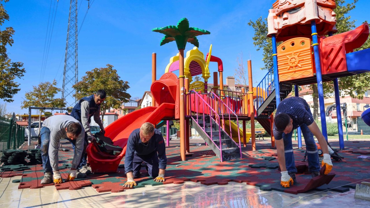 Konya Meram’ın park ve bahçeleri kışa hazırlanıyor