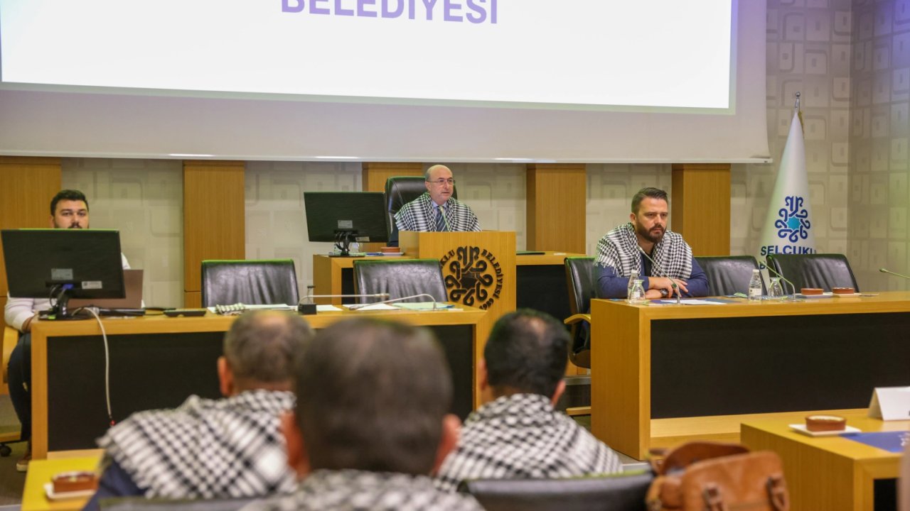 Konya Selçuklu'dan Filistin ve Gazze'ye tam destek