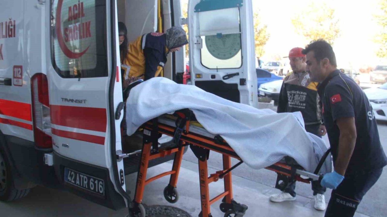 Konya’da inşaattan düşen işçi yaralandı