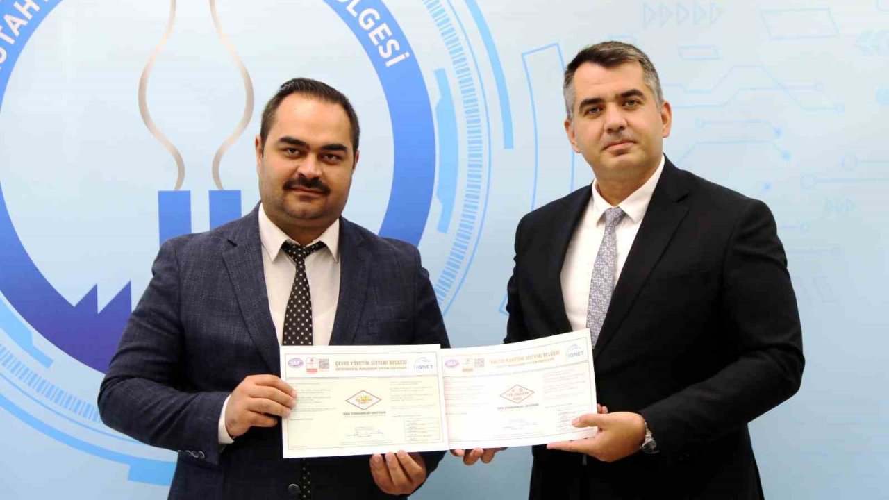 Kütahya OSB, kalite standartlarında önemli bir başarıya imza attı