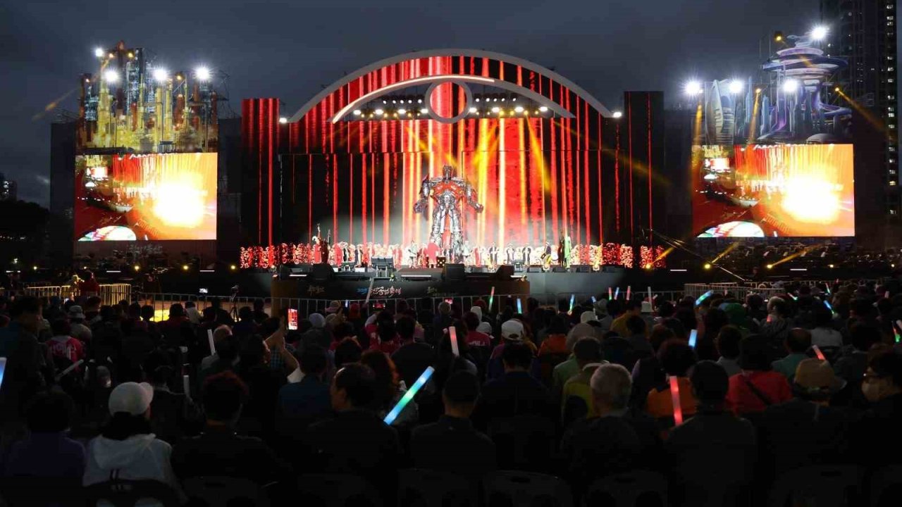 Mehter takımı, marşlarıyla Güney Kore’yi coşturdu