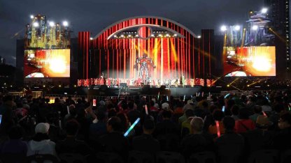 Mehter takımı, marşlarıyla Güney Kore’yi coşturdu