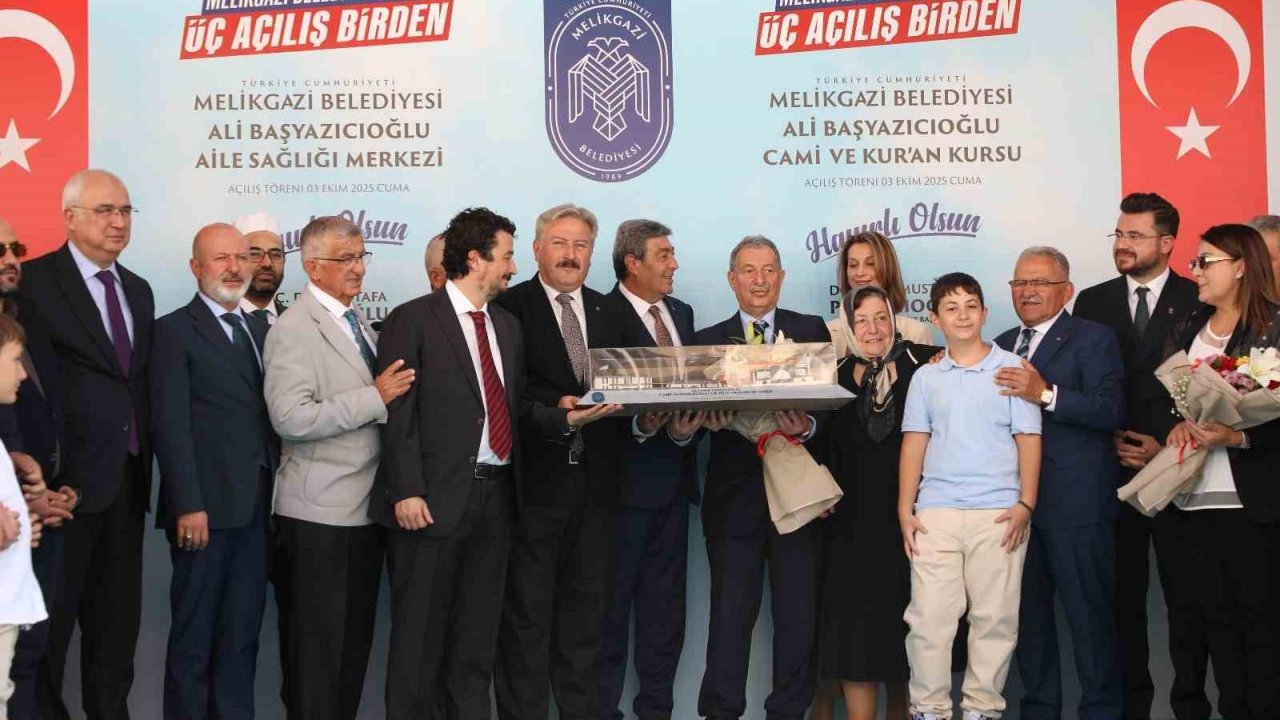 Melikgazi’de bir ASM ve cami daha açıldı