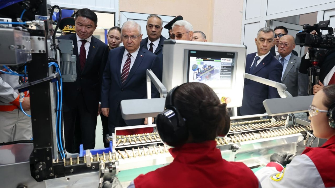 Milli Savunma Bakanı Güler, Moğolistan’da MKE AŞ’nin Fişek-İmla Montaj Hattı’nın açılış törenine katıldı