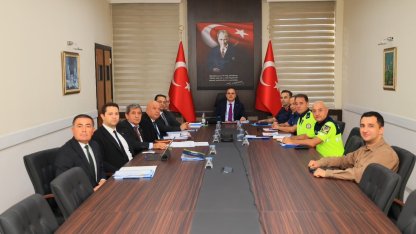 Muğla’da trafik güvenliği toplantısı gerçekleştirildi