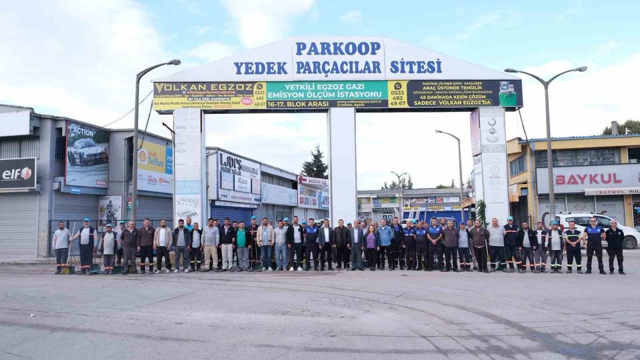 Nilüfer Belediyesi’nden Beşevler Sanayi Sitesi’nde kapsamlı temizlik