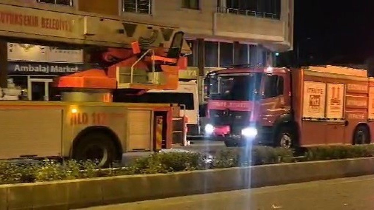 Ocakta unutulan yemek ekipleri alarma geçirdi