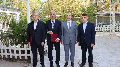 Oltu’da din görevlileri vefa yemeğinde buluştu