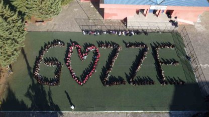 Ordu’da öğrencilerden Filistin’e destek: Bin 56 öğrenci "Gazze" yazdı